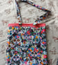 Handmade totebag, day of the dead cat design
