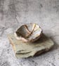 Sea Fossil Dish, Clay Pastel Trinket Bowl, Handmade Ceramic Vessel - Image 6