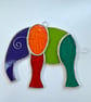 Stained Glass Elephant Suncatchers - Handmade Hanging Decoration  - Image 9