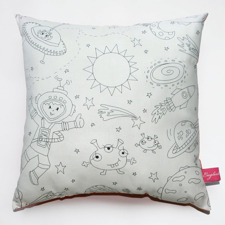 Colour Me Cushion - Blue