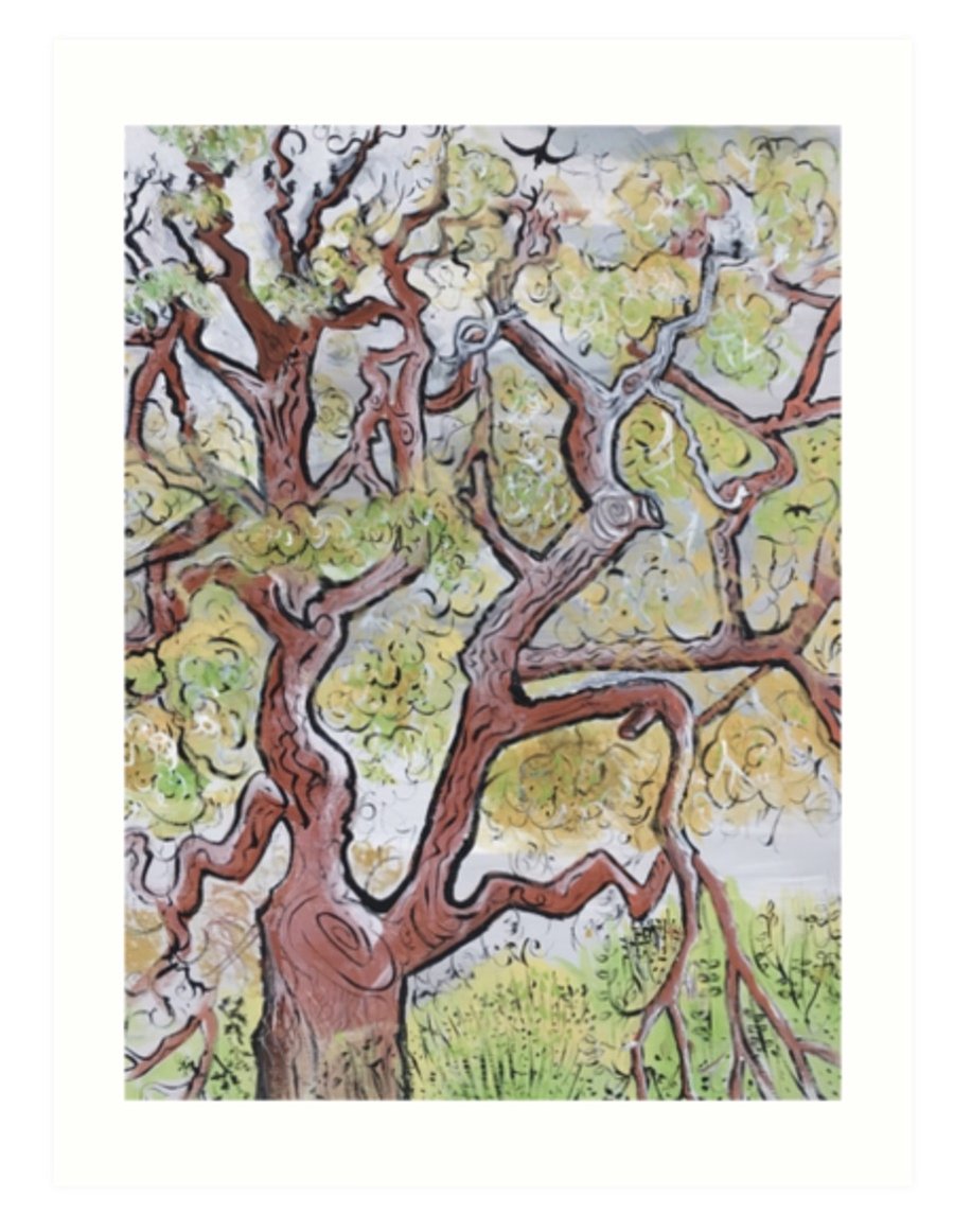 Art Print Taken From The Original Oil Painting ‘Spreading Branches’