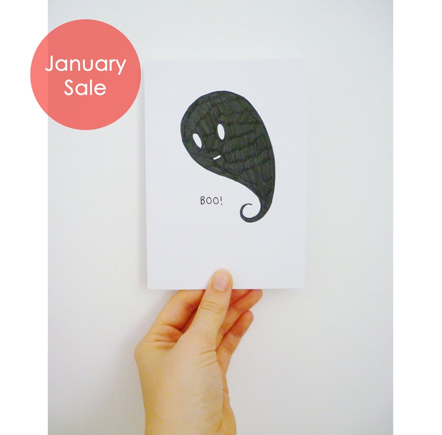 Sale - Free Postage - Ghostie Cards