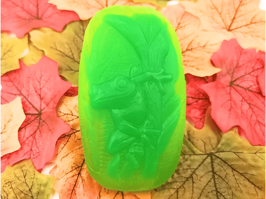 Frog soap. Joyful bath for kids. Handmade. Natural essential Oils. Gift soaps.