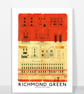 RICHMOND GREEN RUSTIC PAPER A3 Print - Image 2