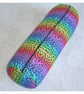 Rainbow Stripes Bolster Cushion Cover 16"x6" Neck Roll Pillow Sham Leopard Spots - Image 3