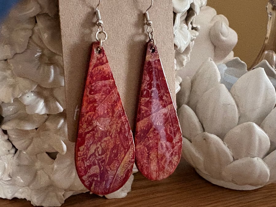 Autumnal drop earrings