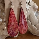 Autumnal drop earrings