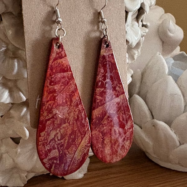 Autumnal drop earrings