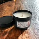 Luxury Lavender Scented Coconut Wax Candle In A Tin, Calming & Soothing Floral S