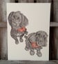 Pet Portrait, hand drawn pencil portrait, drawing of a dog, pet pictures - Image 8