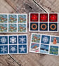Christmas Set 3 Envelope Stickers Pack - 24 mini stickers - Image 1