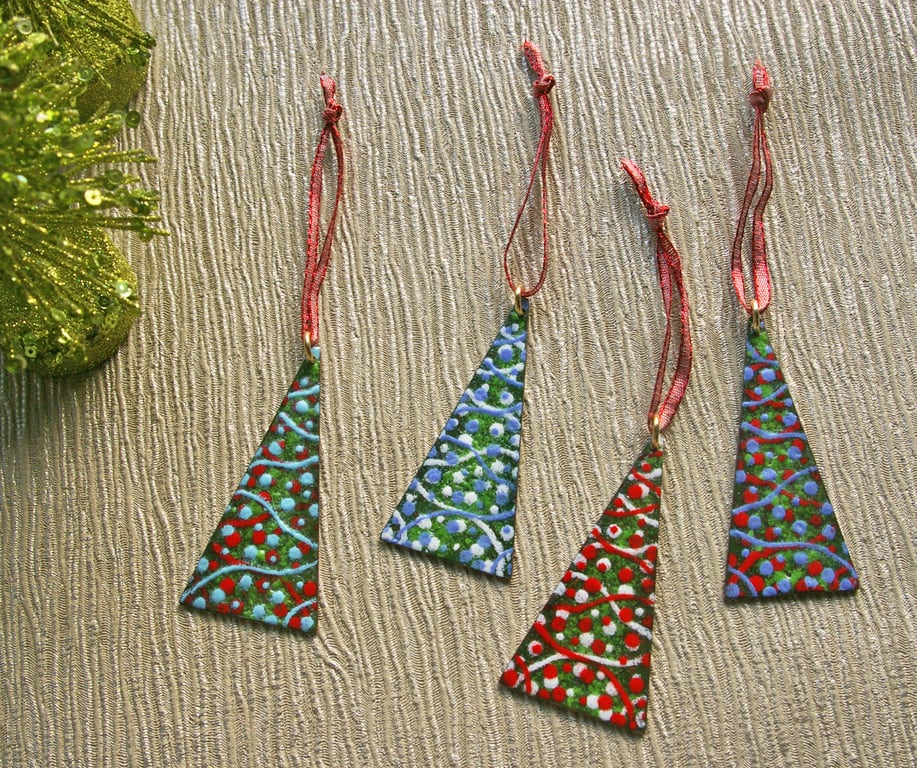 Christmas Tree - Enamelled Christmas Decoration