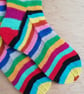 Socks, hand knitted, MIND THE GAP, Medium, size 5-6 - Image 3