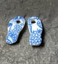Handmade Drop Earrings, Broken Ceramic, Unique Earrings, Eco Gifts. - Image 6