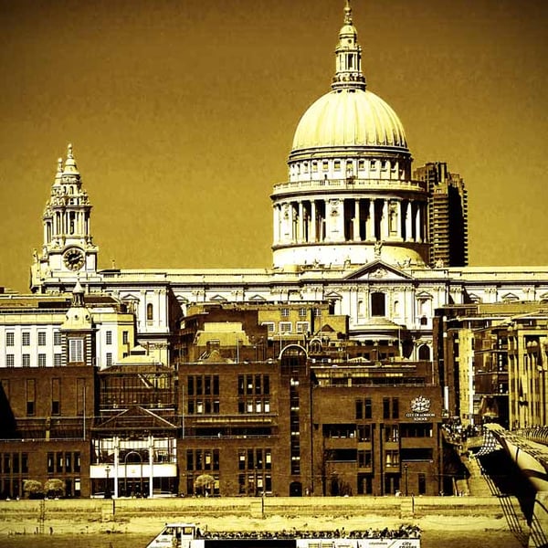 St Pauls Cathedral London England UK Photograph Print