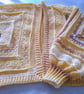 Handmade Imperial Ridge Hexagon Cardigan: Papatya Batik Jacket (UK 8-12) - Image 4