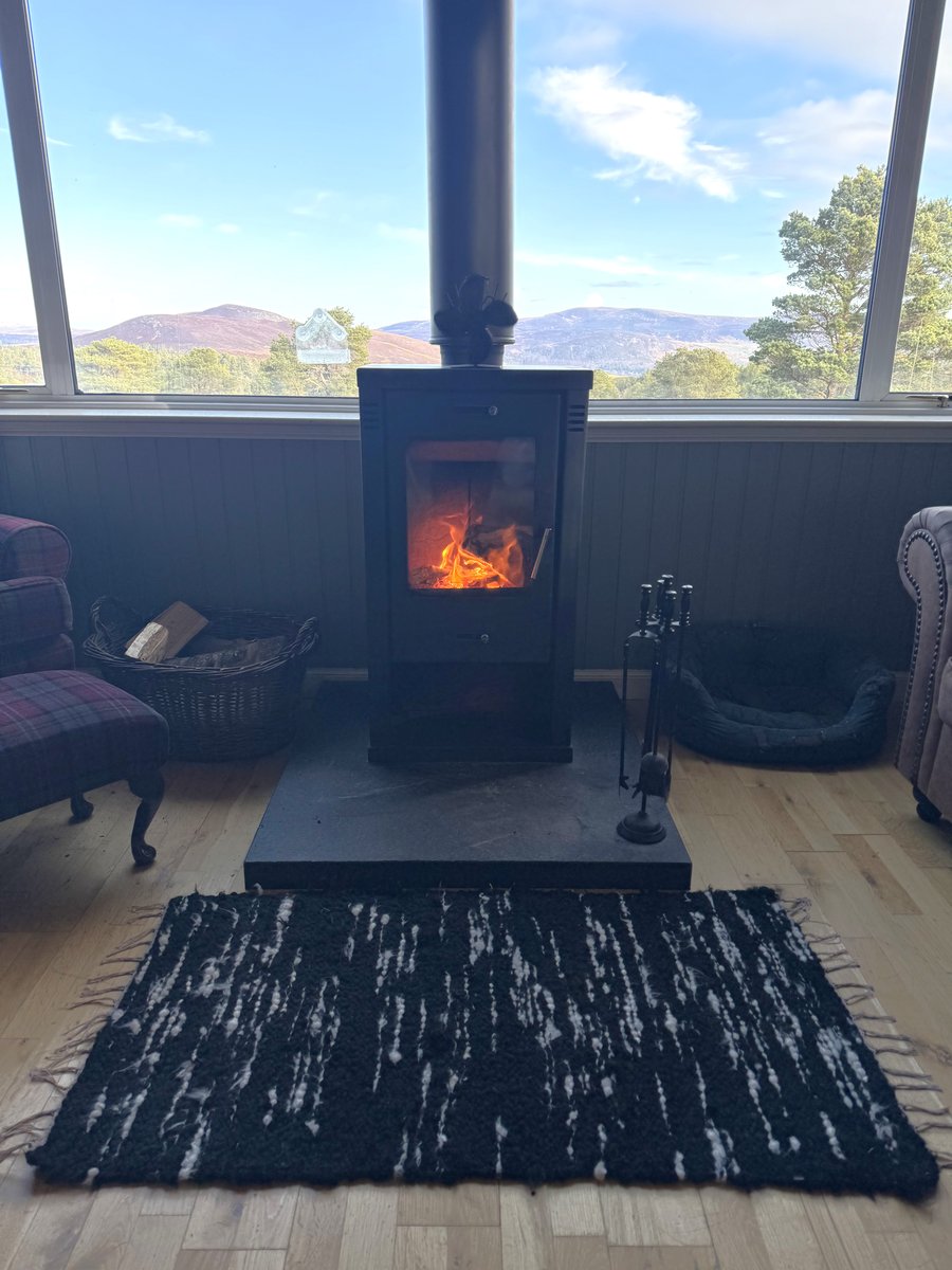 Pure Alpaca rug - Handwoven 