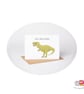 T-Rex Birthday Card, A6 Birthday Card, Cute Animal Birthday Card