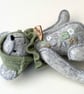 Hand sewn teddy bear, one of a kind collectable elf artist bear by Bearlescent  - Image 3