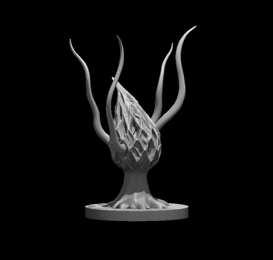 Violet Fungus - 3D Printed Resin DnD Pathfinder Figure Mini Miniature