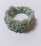 Memory Wire Bracelet with Amazonite, Gemstone Cuff wrap - Image 3
