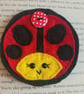 Felt Ladybird bookmark,bookworm gift,childrens book gift,book accessory. - Image 3
