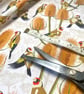 Goldfinch with Teazles Fat Quarter - Botanical Cotton Poplin Fabric for Makers - Image 2