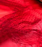 Red flamed collar - statement piece  - Image 6