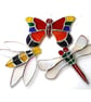 Giant Dragonfly Garden Decoration Stained Glass Suncatcher - Image 9