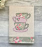 A5 notebook with a reusable fabric cover