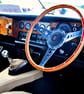 Classic Vintage Jaguar Car Interior Photograph Print