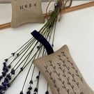 Lavender sachets - Linen lavender pillow - Highly scented Lavender 2 sachets