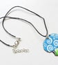 Sheep Pendant with Colourful Curls - in Enamels - Image 7