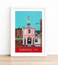 Godalming Surrey travel poster print by Susie West - Image 3