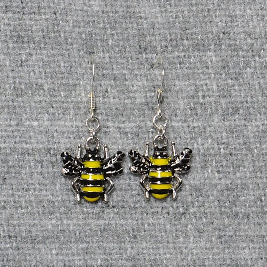 Cute Bumblebee Charm Earrings