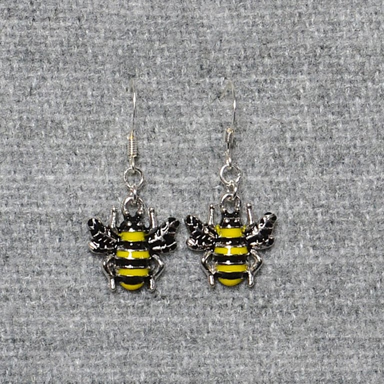 Cute Bumblebee Charm Earrings