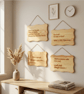 Wooden Quote Wall Sign Decoration - Image 1