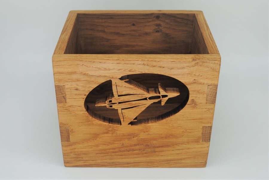 Typhoon Aircraft Oak Box