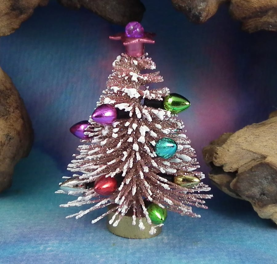 Decorated Christmas Tree by Ann Galvin Gnome Village
