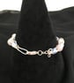 7 inch Clear and Cloudy Wirework Bangle - Image 6
