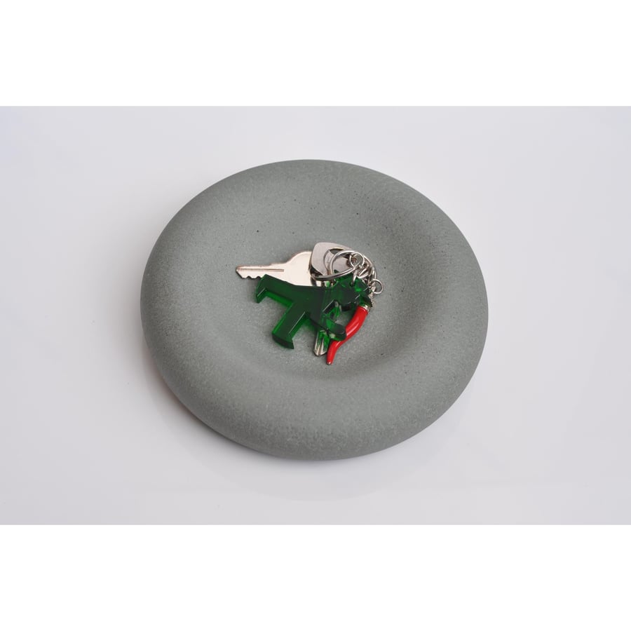 Bubble Concrete Bowl - Handmade Modern Minimalist Dish for Coins and Jewellery