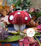 Toadstool decoration made from a book - Image 6