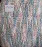 Super Soft Patterned Baby Blanket Green Pink Blue mix