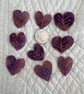 9 Free Motion Embroidery Heart Organza Embellishments Card Making Textiles - Image 3