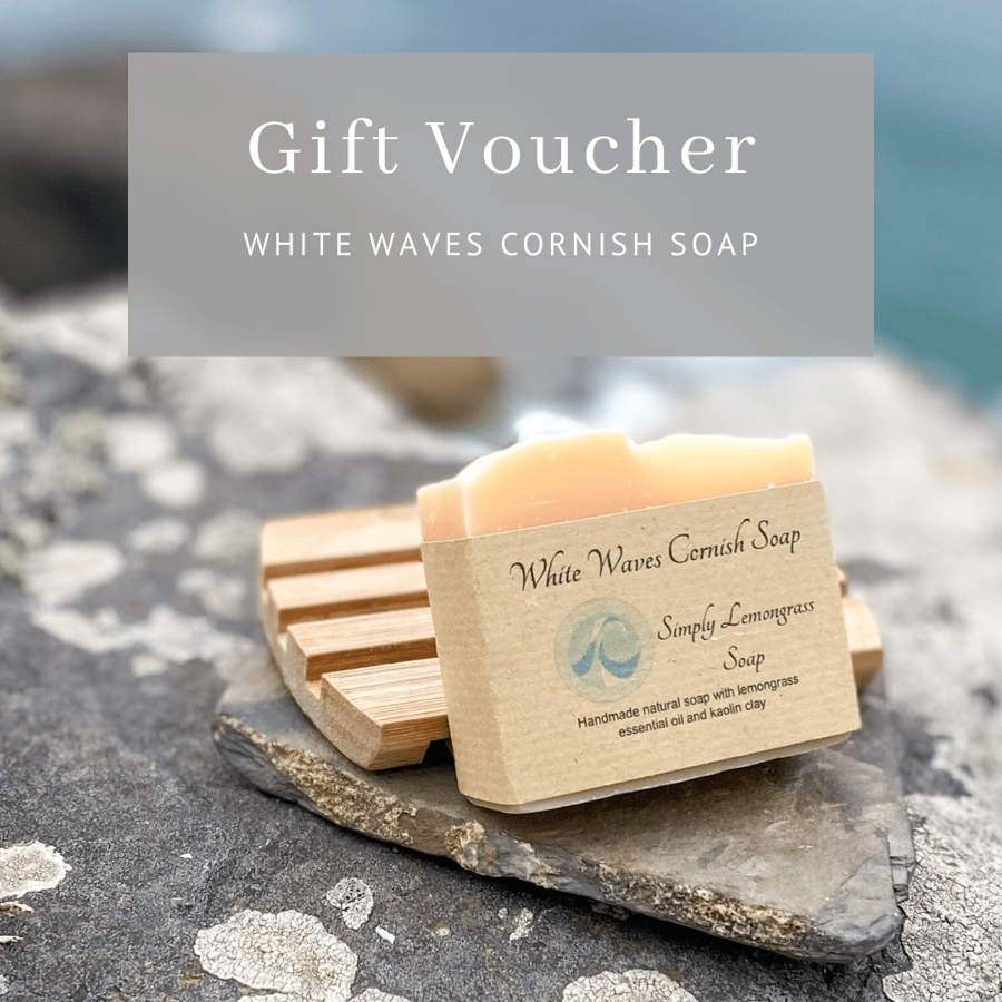 White Waves Cornish Soap - Gift Voucher (by email)