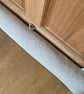 Beige draught excluder heavy and custom length, door and window draft stopper - Image 2