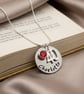 Personalised 40th Birthday Birthstone Necklace - Gift Boxed - Free Delivery - Image 5