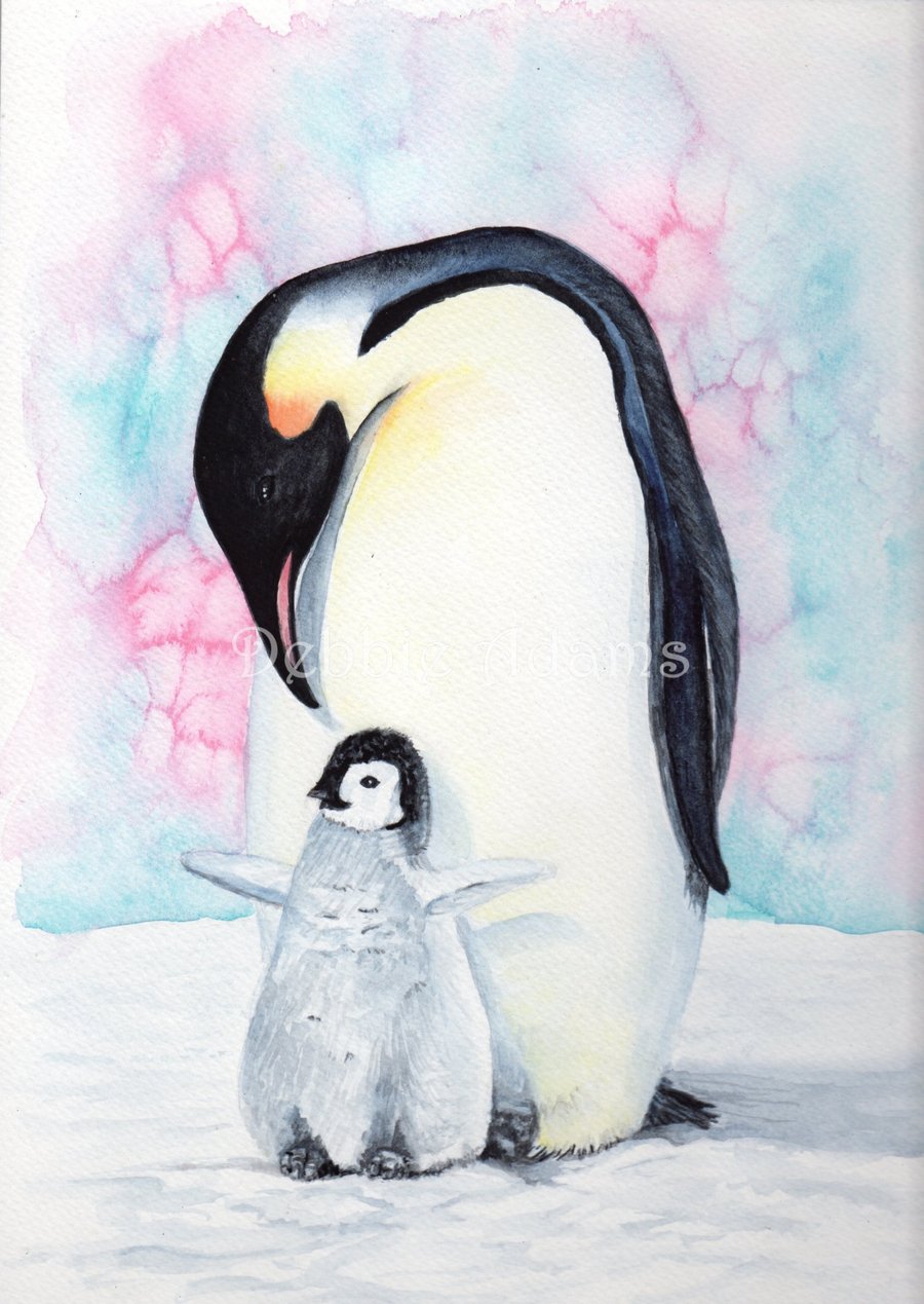 Penguin Limited Edition print of the watercolour "Love" 