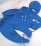 A Jacket, Trousers, Hat and Mittens Outfit for a Baby, Baby Clothes, Custom Make