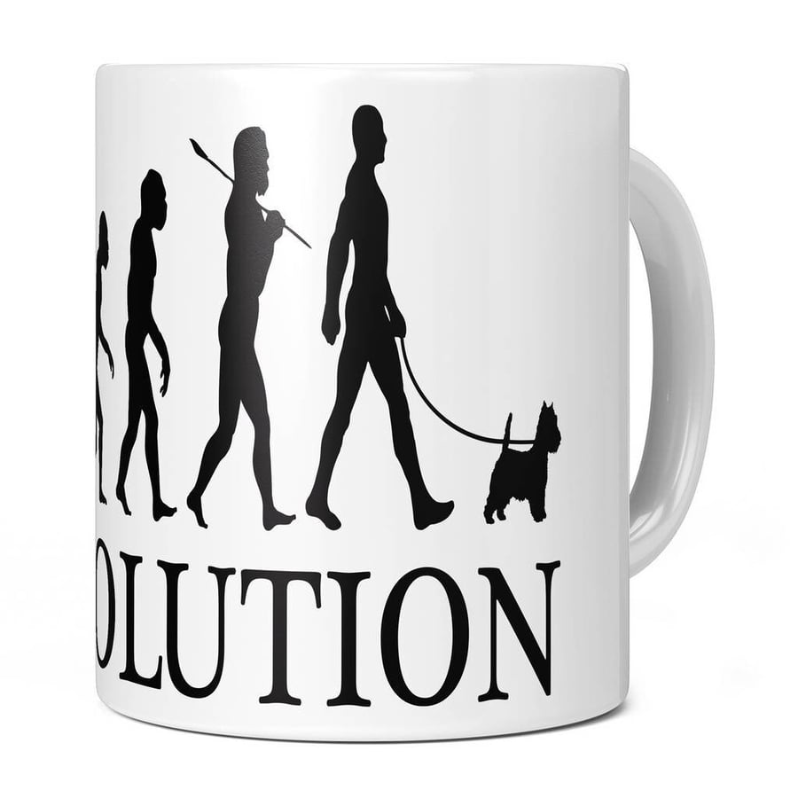 West Highland Terrier Evolution 11oz Coffee Mug Cup - Perfect Birthday Gift for 